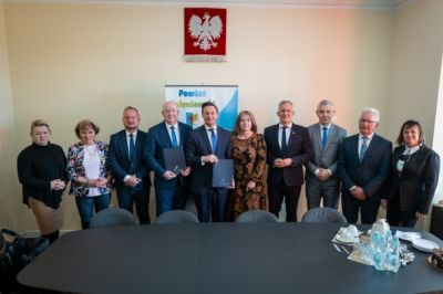 Podpisanie Porozumienia Marszałka Województwa z samorządami powiatu goleniowskiego