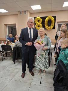 Jubileusz 80 urodzin mieszkanki Bodzęcina