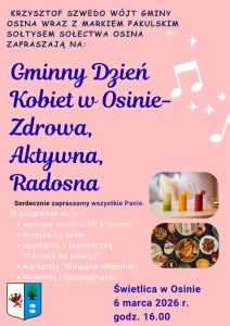Zaproszenie na gminny Dzień Kobiet
