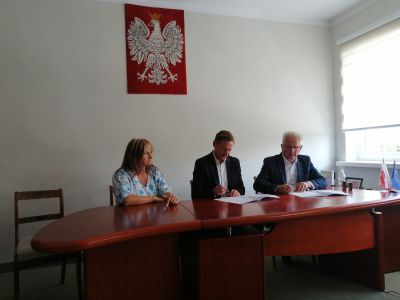 Wizyta Olgierda Geblewicza Marszałka Województwa Zachodniopomorskiego w Osinie