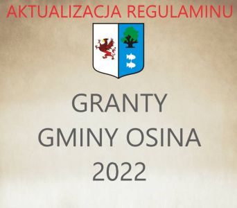 Granty Gminy Osina 2022